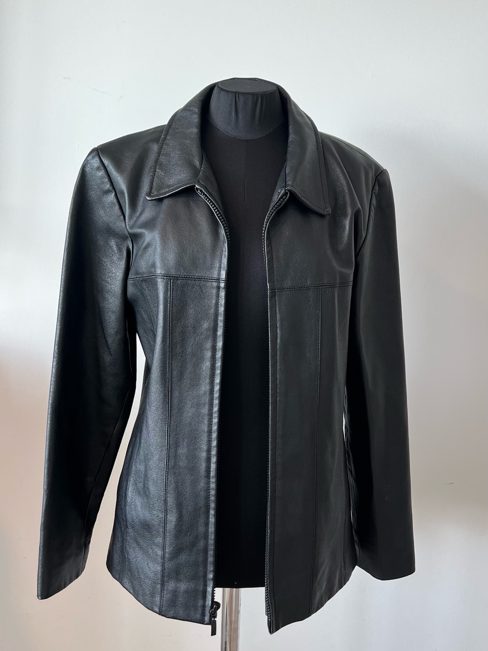 Fairweather Classic Black Leather Jacket